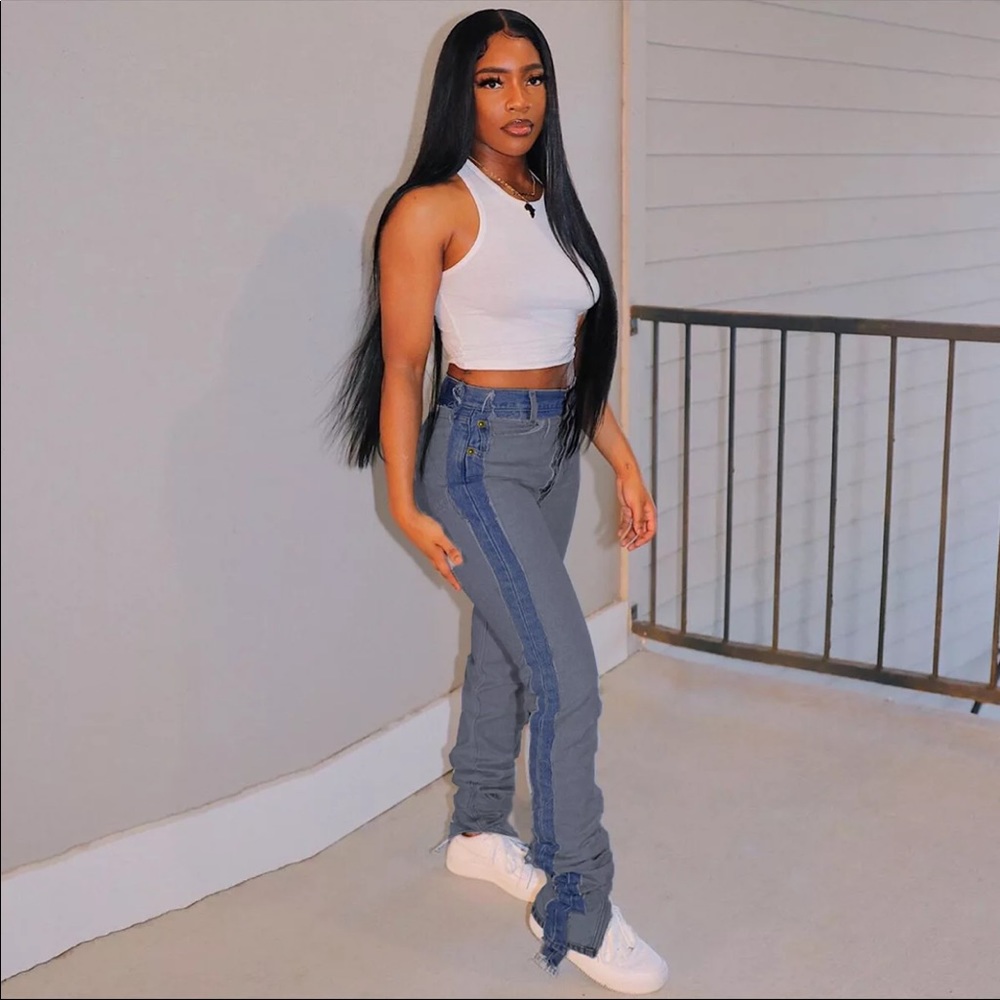 Reverse Denim Jeans
